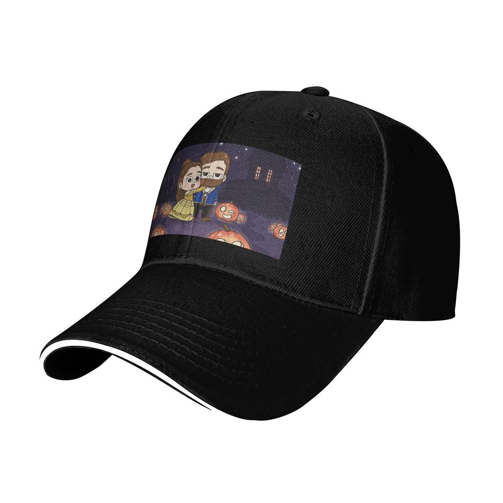 Pibubeauty and Beast Pibubear Cap Casual Baseball Caps Adjustable Hat Hip Hop Summer Unisex Baseball Hats Customizable