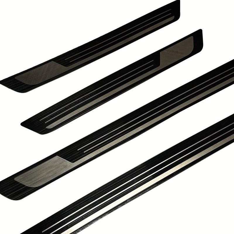 Compatible with Equation Leopard Titanium 7, Leopard 5, Leopard 8, and Titanium 3 Car Door Sill Anti-Scratch Protection Stickers.