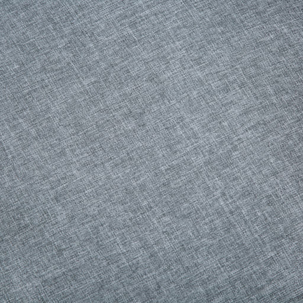 Vidaxl 2-Seater Fabric Upholstered Sofa, Light Gray