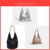 Torebka typu tote z frędzlami ze skóry PU z zapięciem magnetycznym do codziennego użytku, w stylu crossbody dla kobiet