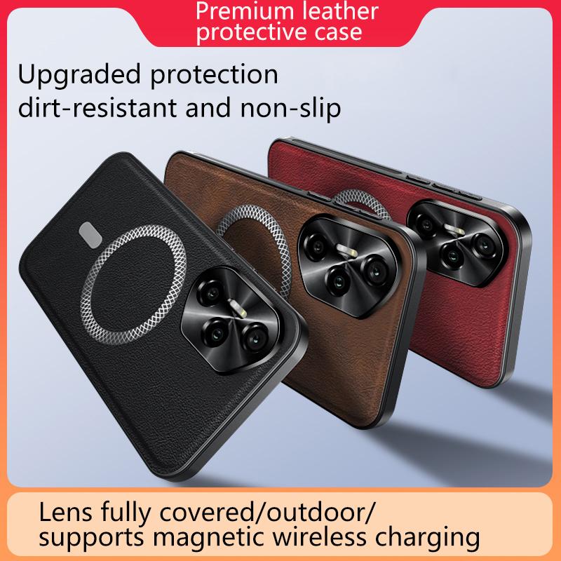 Für Honor 300 300 Pro 300 Ultra Leder Vollabdeckung Magnetisch Wasserdicht Stoßfest Fingerabdruck Handyhülle