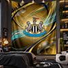 Wandtapijt Newcastle United Voetbal Print Doek voor Woonkamer Slaapkamer Huisdecoratie