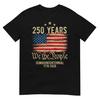 250 Years American Flag 250th Anniversary USA T-Shirt and Kids Tshirt