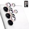 Glitter Camera Lens Protector Film For Samsung Galaxy S23 S24 S25 S26 Ultra Plus Full Cover Metal Ring Glass Lens Film