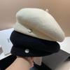 Warm Sun In Winter~ Japanese Sweet Retro Wool Beret High Quality Designer Irregular Painter Hat