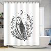 Owl Shower Curtain Woodland Animal Bathroom Decor Nature Birds Pattern Home Decor Vintage Forest Wildlife Shower Curtain