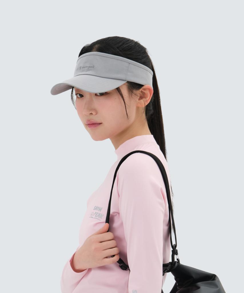 SNOWPEAK APPAREL Cooling Sun Cap (S25Mmfsc77) Gray