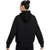 Nike FW24 Tech Fleece Color Sólido Cómodo Suelto Versátil Sudadera con Capucha para Mujer sudaderas Negro FV6323-010