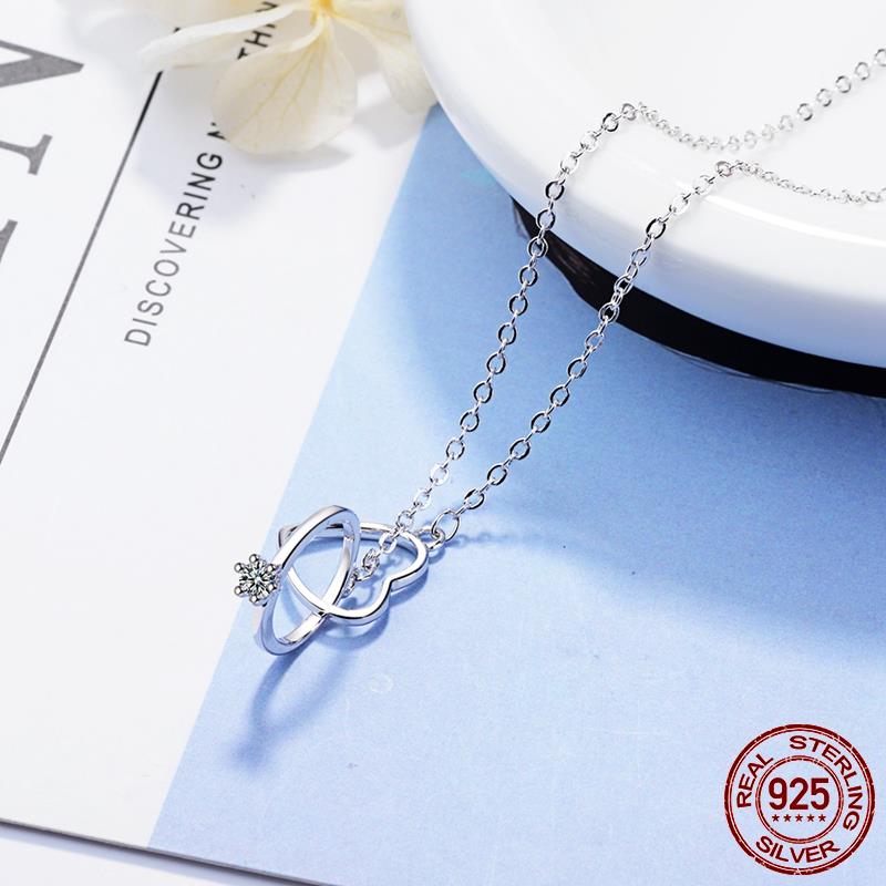 Trendy Circle Collier Chain Link Necklace For Women Cz Party Gift Copper Trendy Necklace Luxury Jewelry Collar