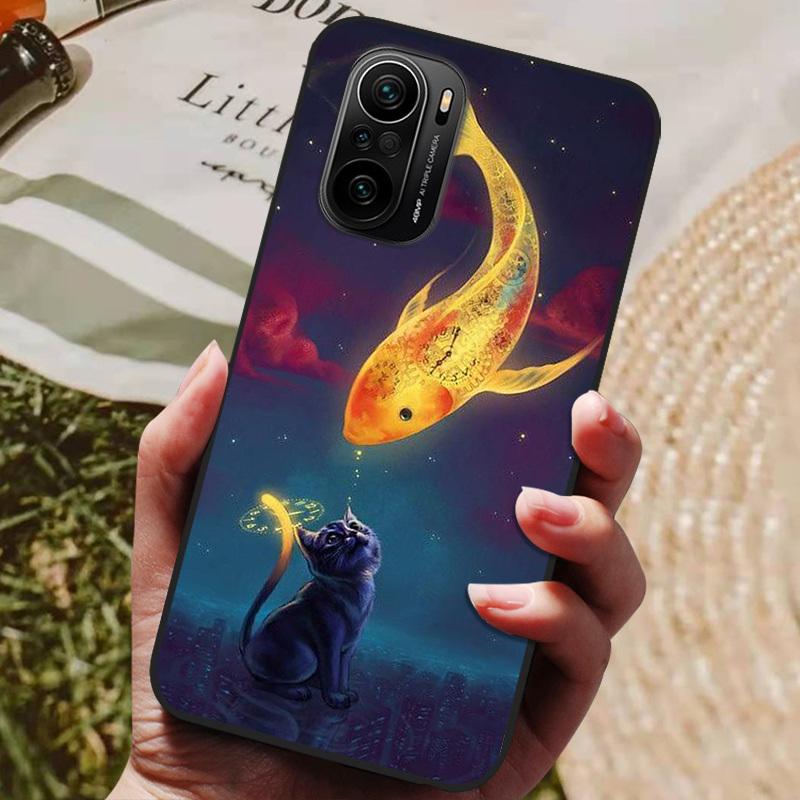 For POCO F3 NFC Case Silicone Soft Fashion Cover For Xiaomi Poco F3 Pro Case luxury Fundas Cases for POCOF3 Coque Protective