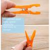 24/48/60Pcs Spring-Loaded Clothespins Mixed-Color Clothes Clips Windproof Clothes Pegs  Home Storage