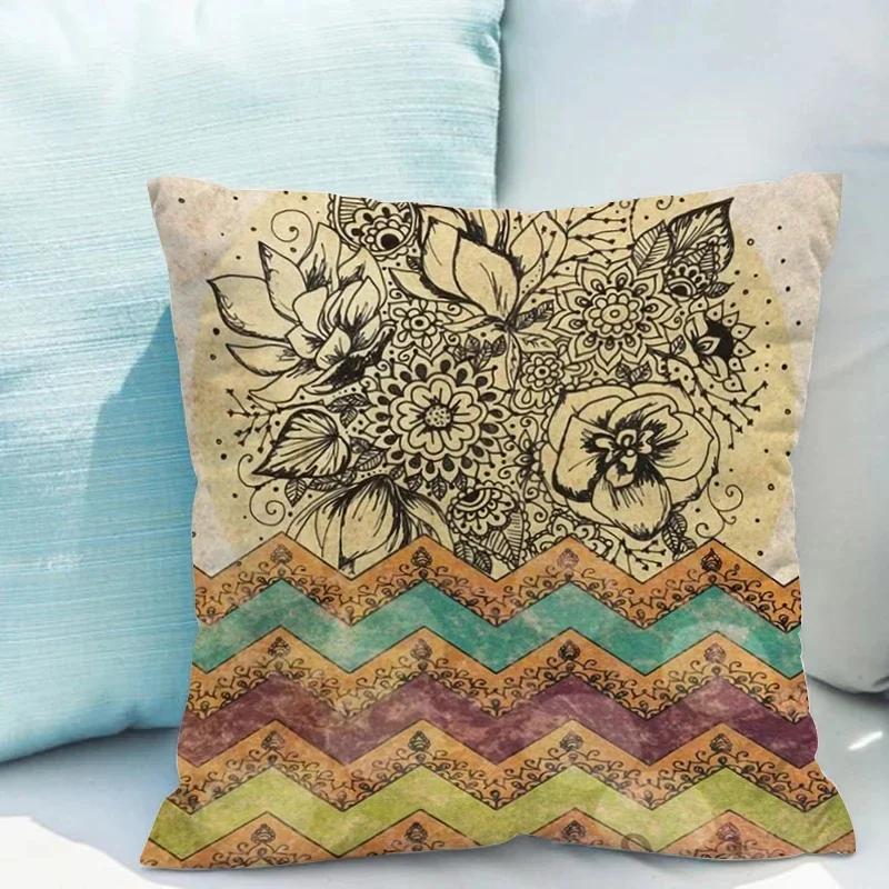 Ornamental Pillows Boho Pillow Cases Decorative Sofa Cushions Pillowcases Cushion Covers Room Decor Fall Decoration Cover