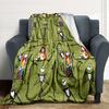 1Pc Christmas Nightmare Before Christmas Blanket Soft Throw Blanket For Home Bedroom Bed Sofa Travel Office Solid Christmas Blanket