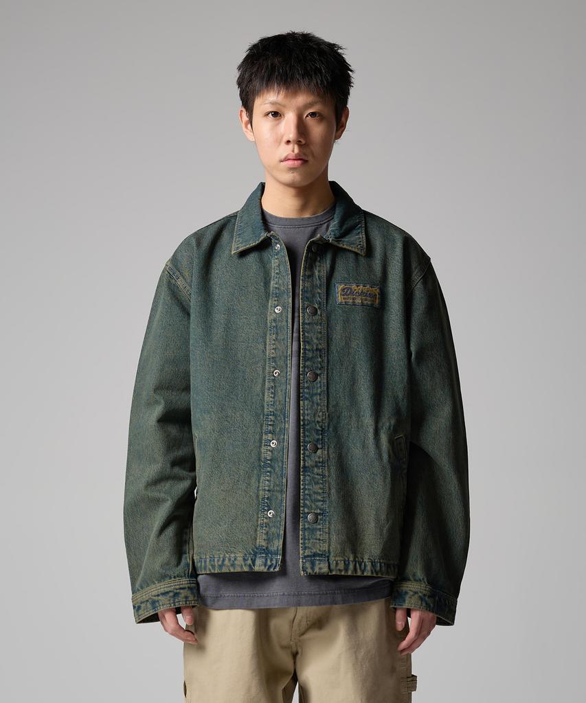 Dickies Lewistown Denim Jacket Deep Green