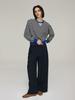 POMME Rolled-Up Wide Pants (Navy)