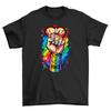 Pride_5 Fist Bump T-shirt - Unleash Your Pride! Funny Unisex Tee with a Punch of