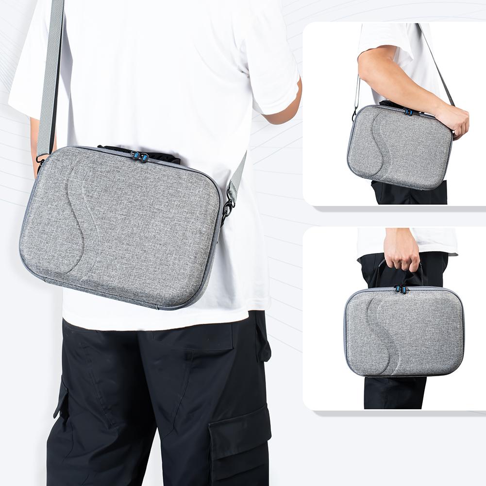 Hard Carrying Case Portable Protection VR Gaming Bag Expandable Capacity VR Gaming HeadStrap Storage Bag Fit For Meta Quest 3