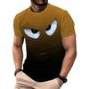 Men Funny Casual T-shirt Cartoon Animal Prints Tee Shirt Round Neck Short Sleeve Pullover for Daily Wear Street Party Beach