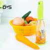 Handmatige groenteschiller Handige schilopslagfunctie Plastic fruitschraper Universele voedselschiller