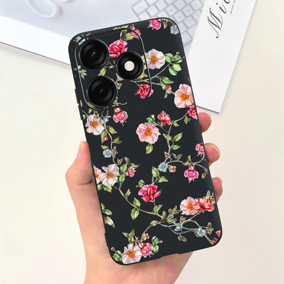 For Tecno Spark 20 Case Spark 20C BG7n Prety Girls Butterfly Painted Phone Case For Tecno Spark 20 Pro Spark20 C Soft TPU Fundas
