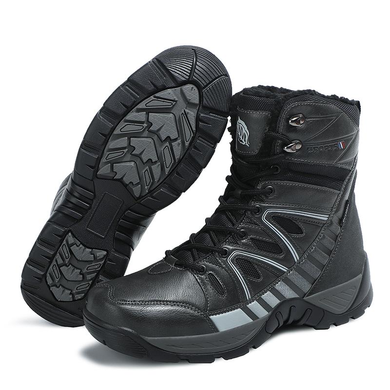 Fashion Sizes 40-47 Desert Tactical Men's Boots Wear-resistant Training Boots and Warm Men's Hiking Shoes Casual Ankle Boots