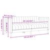 2 Piece Sofa Set Light Grey Fabric