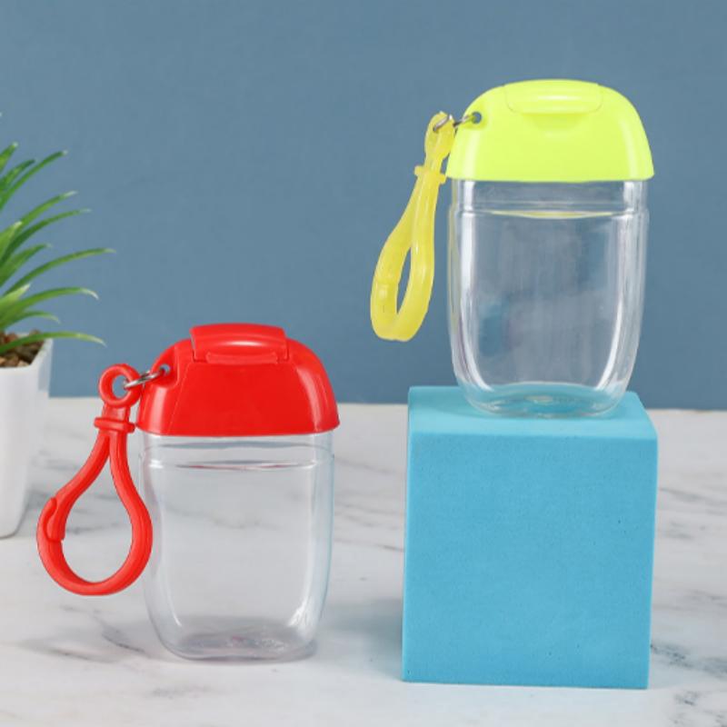 10 Pcs 30Ml Mini Soap Dispenser Container Diy Portable Refillable Bottles With Hook Hand Sanitizer Cosmetics Container Outdoor