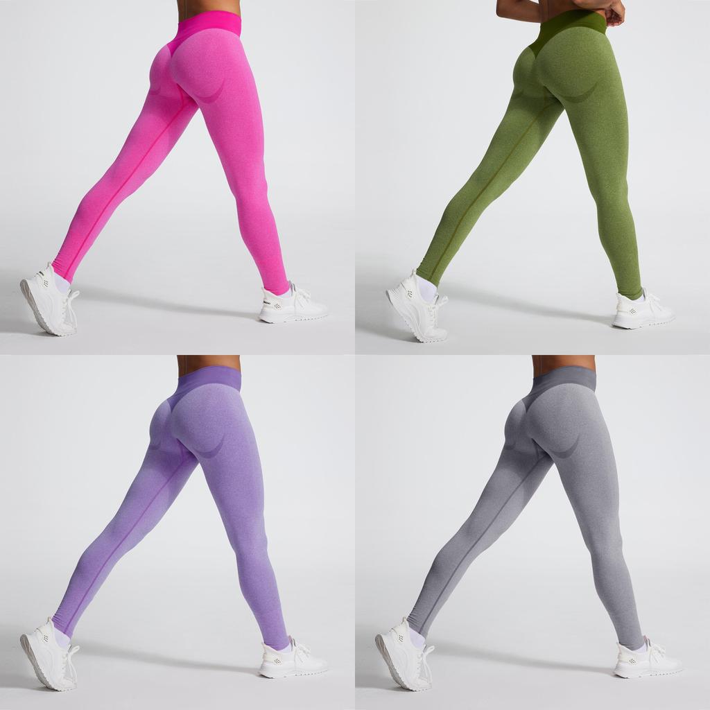 Naadloze Hoge Elastische Yogabroek voor Vrouwen Met Buikcontrole Voor Hardlopen En Fitness