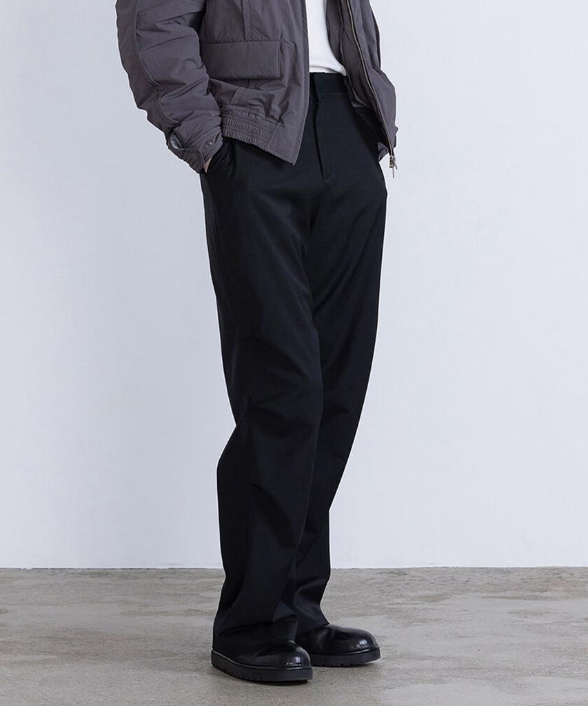 Bellie Three-Tuck Parachute Slacks - Black