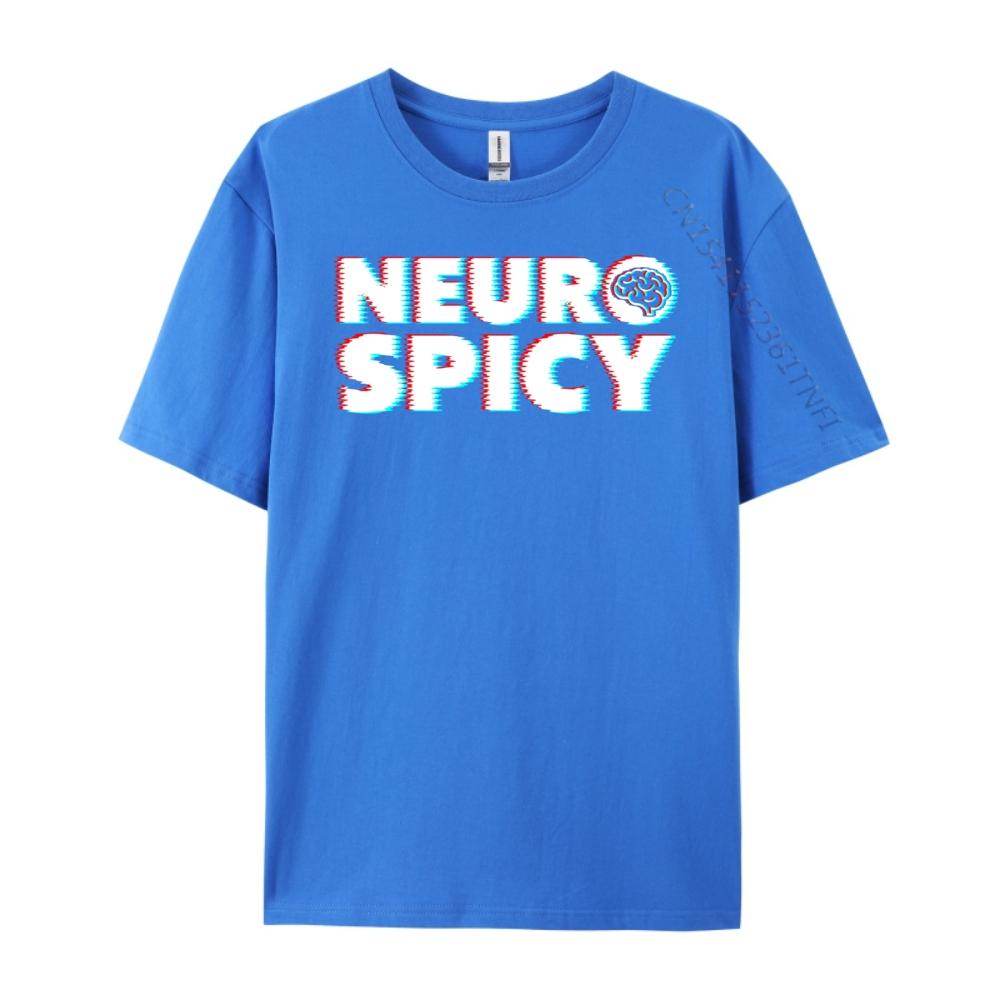 Neurodiversität Neuro Spicy Neuro Spicy Neurospicy Weißes T-Shirt Herren Herren T-Shirts Slogan