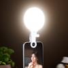 LED Mobile Phone Fill Light Outdoor Photography Light Adjustable Three-color Clip Lamp Portable