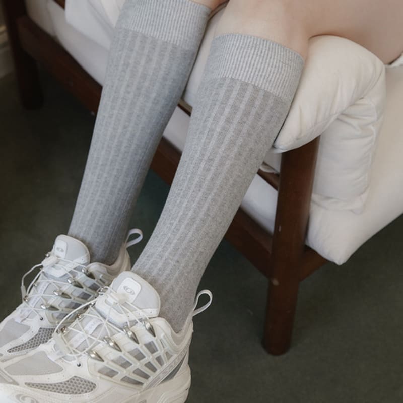 Tatiana Plain Grosgrain Knee Socks SC8082 8 Colors