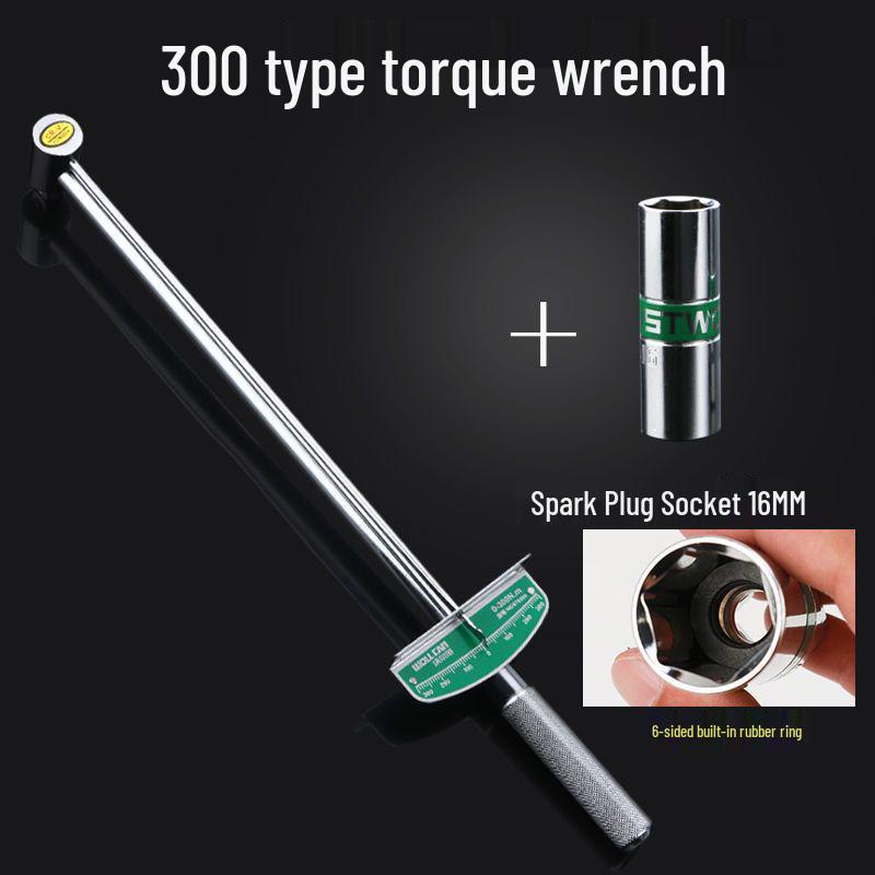 High-Precision Torque Wrench for Autos - Kilogram & Socket Spark Plug Tool
