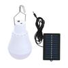 Luce a LED alimentata portatile, luci da campeggio ricaricabili a pannello alimentato a energia solare/DC ricaricabili Lanterna da tenda a luce soffusa