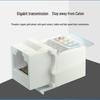 CAT6 RJ45 90-Degree Network Panel Module Connector