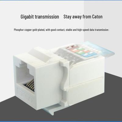 CAT6 RJ45 90-Degree Network Panel Module Connector