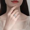3CT 8*10mm Pear Cut Genuine Moissanite Ring for Women Sparkling Luxury Quality Jewelry S925 Sterling Silver Wedding Band