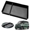 DELICA MINI Compatible Car Center Console Box Storage Box Trash Can Tray Mat Small Item Compartment Interior Easy Installation Console (Center Box)