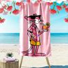 Cool Pink Panther Beach Towel Beach Towel Quick-drying for Travel Outdoor Sports Jogging Beach and Swimming