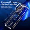Capa Transparente à Prova de Choque de Luxo para Samsung Galaxy S25 S24 S23 S22 Ultra Plus S25 Edge S25FE S24FE S23FE S21FE A53 A52