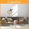 Metal Bird Wall Art Decor For Living Room Garden Outdoor Home With Floral Design