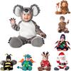 Salopete Cosplay cu Animale Cartoon pentru Bebeluși, Dinozaur, Koala, Lei, pentru Halloween, Crăciun, Petrecere de Ziua de Naștere, Ținută 0-3 Ani