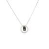 Beautiful woman and beast couple necklace a pair of Korean version student long-distance love gift lettering pendant