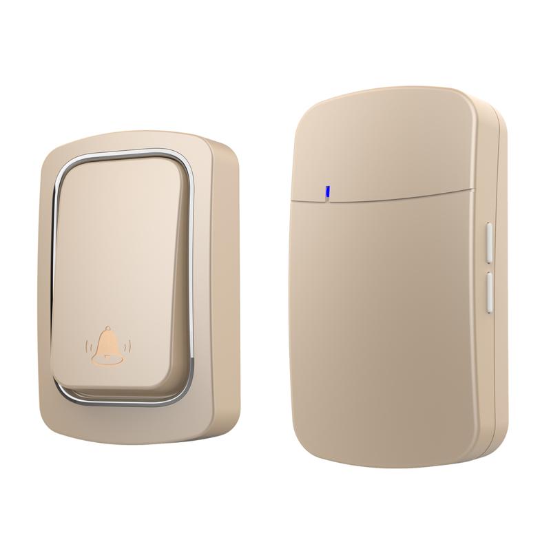 Wireless Doorbell No Battery Required Waterproof Self-Powered Door Bell Sets Home Outdoor Kinetic Ring Chime Doorbell