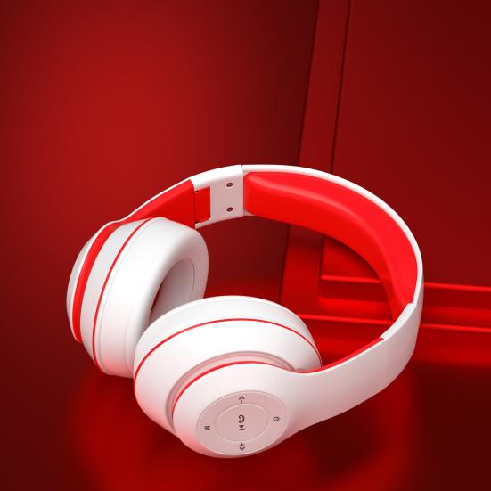 1 set căști fără fir Compatibil cu Bluetooth 5.1 Bas puternic Design ergonomic Stereo Surround Culoare conflictuală