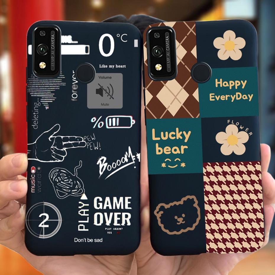 Für Honor 9X Lite JSN-L21 Handyhülle Honor 9X STK-LX1 Schöner Druck Macaron Silikon Weiche Hüllen Abdeckung Für Honor9X 9 X Lite