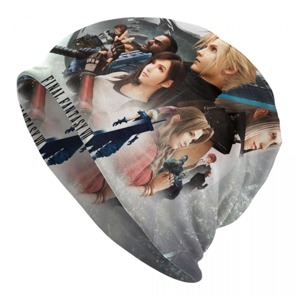 Chocobo Yellow Bird Adventure Motorhaube Hüte Hip Hop Strickmütze Herbst Winter Warm Final Fantasy Science Game Skullies Beanies Caps
