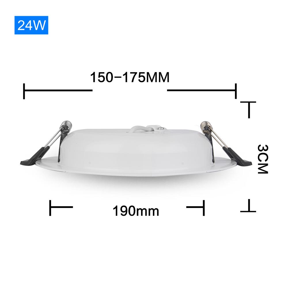 Led Downlight 12V DC Recessed Round LED Ceiling Lamp 36W 24W 18W 12W 9W 6W 3W LED Spot Light Decoration Ceiling Lamp 12 Volts