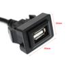 Neues Auto Armaturenbrett Bündigmontage USB-Anschluss Panel Verlängerungskabel Adapter Für Toyota RAV4 Vios