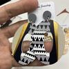 New Bohemian Long Earrings Europe US Exaggerated Personality Baking Paint Color Stripe Wooden Vintage Ethnic Style Ear Ring Gift